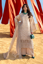Rang Rasiya Premium Embroidered Lawn Unstitched 3Pc Suit D-05 MAYEL