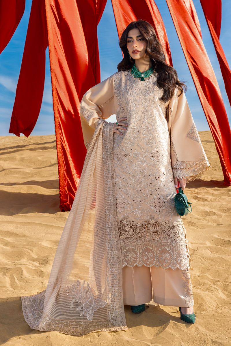 Rang Rasiya Premium Embroidered Lawn Unstitched 3Pc Suit D-05 MAYEL