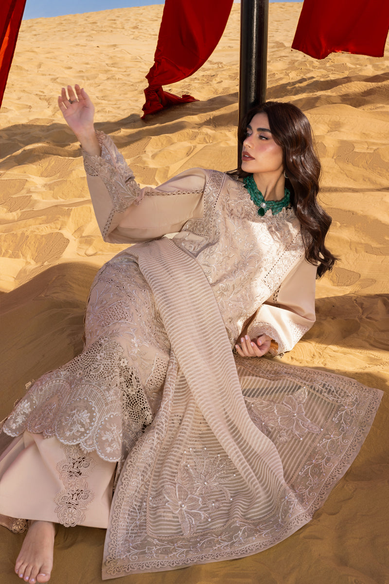 Rang Rasiya Premium Embroidered Lawn Unstitched 3Pc Suit D-05 MAYEL