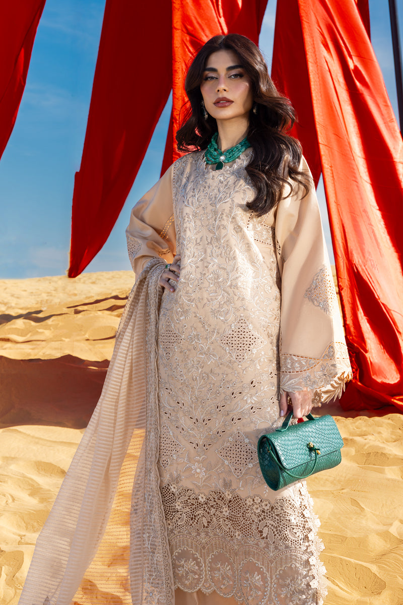 Rang Rasiya Premium Embroidered Lawn Unstitched 3Pc Suit D-05 MAYEL