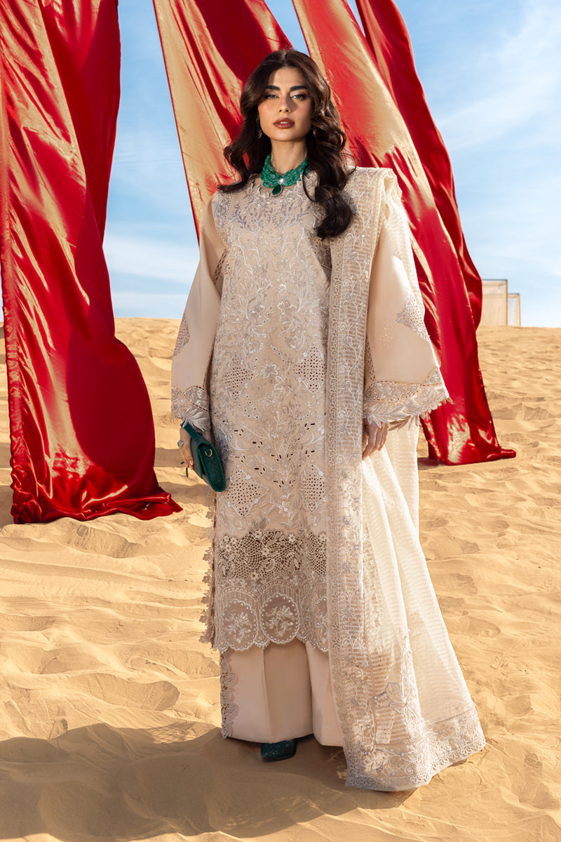 Rang Rasiya Premium Embroidered Lawn Unstitched 3Pc Suit D-05 MAYEL