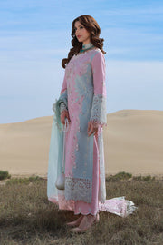 Rang Rasiya Premium Embroidered Lawn Unstitched 3Pc Suit D-08 MAHSA