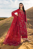 Rang Rasiya Premium Embroidered Lawn Unstitched 3Pc Suit D-09 SAFA