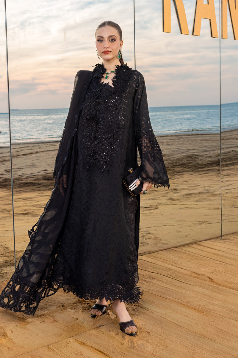 Rang Rasiya Premium Embroidered Lawn Unstitched 3Pc Suit D-10 ALAYA