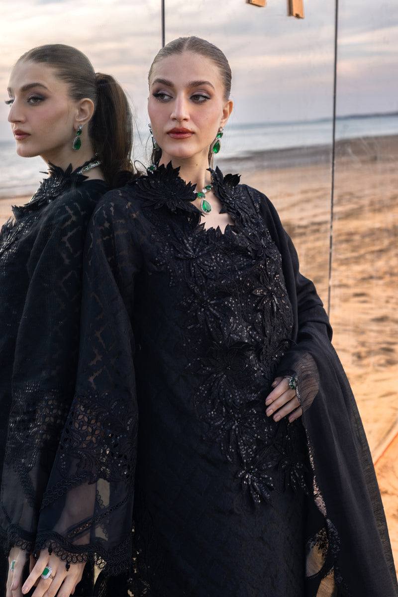 Rang Rasiya Premium Embroidered Lawn Unstitched 3Pc Suit D-10 ALAYA