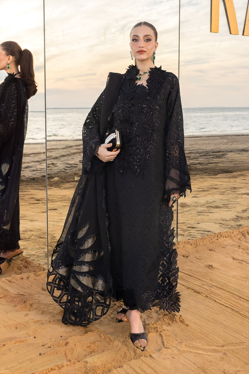 Rang Rasiya Premium Embroidered Lawn Unstitched 3Pc Suit D-10 ALAYA
