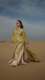 Rang Rasiya Premium Embroidered Lawn Unstitched 3Pc Suit D-11 ZARIAH