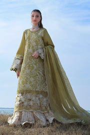 Rang Rasiya Premium Embroidered Lawn Unstitched 3Pc Suit D-11 ZARIAH