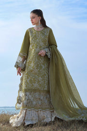 Rang Rasiya Premium Embroidered Lawn Unstitched 3Pc Suit D-11 ZARIAH