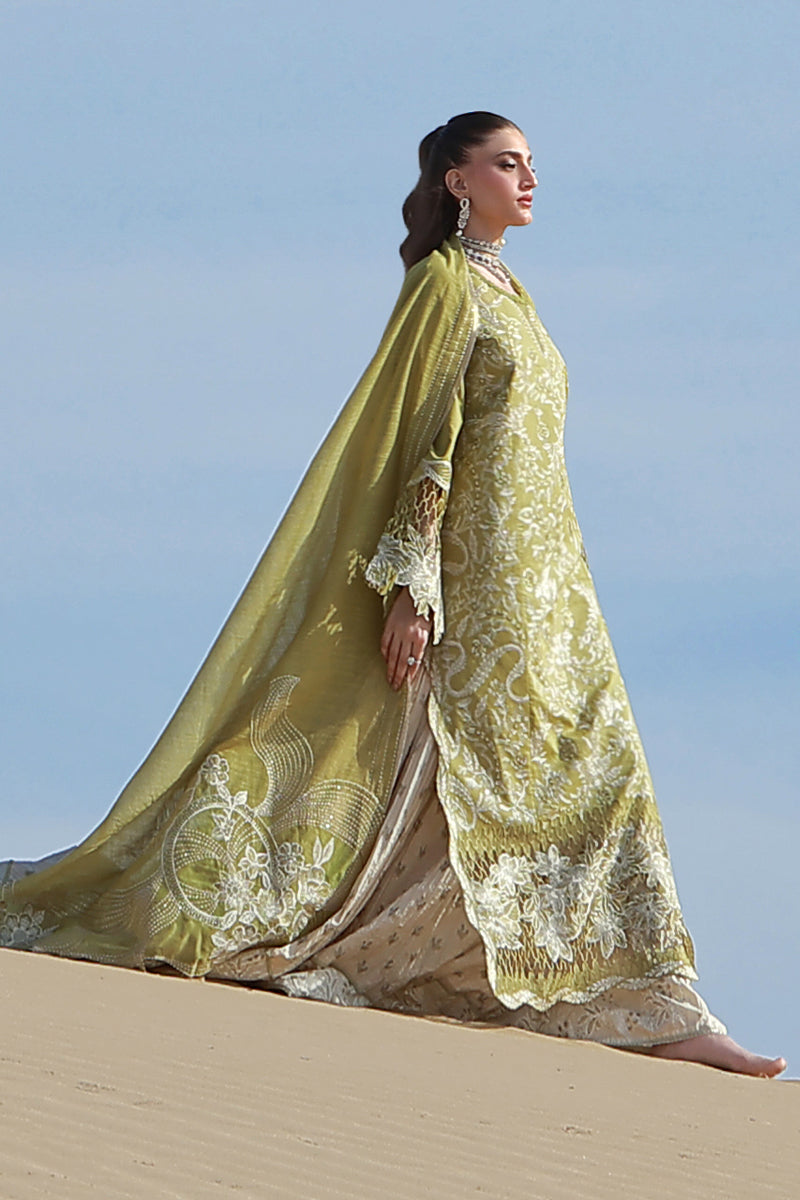 Rang Rasiya Premium Embroidered Lawn Unstitched 3Pc Suit D-11 ZARIAH