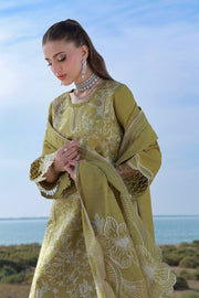Rang Rasiya Premium Embroidered Lawn Unstitched 3Pc Suit D-11 ZARIAH