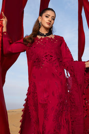 Rang Rasiya Premium Embroidered Lawn Unstitched 3Pc Suit D-12 RAMEEN