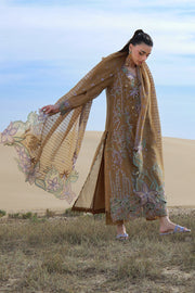 Rang Rasiya Premium Embroidered Lawn Unstitched 3Pc Suit D-13 MINAAL