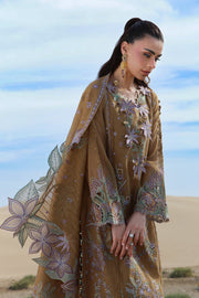 Rang Rasiya Premium Embroidered Lawn Unstitched 3Pc Suit D-13 MINAAL