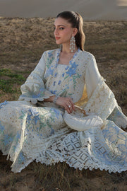 Rang Rasiya Premium Embroidered Lawn Unstitched 3Pc Suit D-16 NOOREН