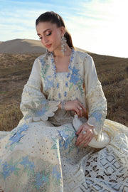 Rang Rasiya Premium Embroidered Lawn Unstitched 3Pc Suit D-16 NOOREН