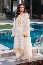 Rang Rasiya Carnation Embroidered Lawn Unstitched 3Pc Suit D-01 LILY