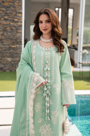 Rang Rasiya Carnation Embroidered Lawn Unstitched 3Pc Suit D-02 HIBA