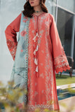 Rang Rasiya Carnation Embroidered Lawn Unstitched 3Pc Suit D-03 LEEZA