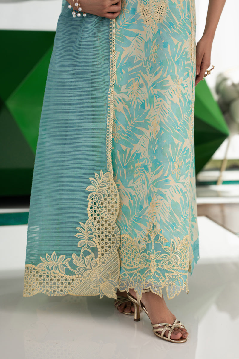 Rang Rasiya Carnation Embroidered Lawn Unstitched 3Pc Suit D-04 ISLA