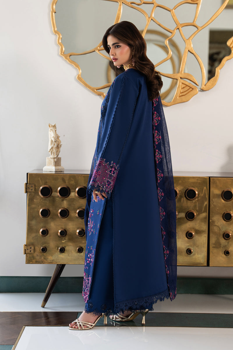 Rang Rasiya Carnation Embroidered Lawn Unstitched 3Pc Suit D-05 ARIA