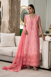 Rang Rasiya Carnation Embroidered Lawn Unstitched 3Pc Suit D-08 ZOEY