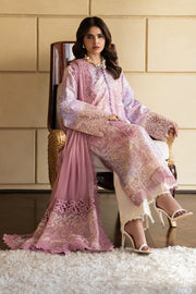 Rang Rasiya Carnation Embroidered Lawn Unstitched 3Pc Suit D-10 LARA