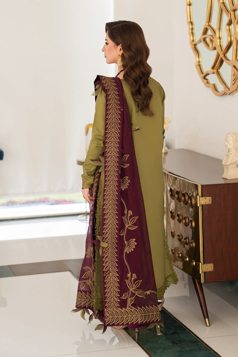 Rang Rasiya Carnation Embroidered Lawn Unstitched 3Pc Suit D-11 IRHA
