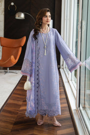 Rang Rasiya Carnation Embroidered Lawn Unstitched 3Pc Suit D-12 MILA