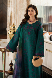 Rang Rasiya Carnation Embroidered Lawn Unstitched 3Pc Suit D-14 KEYA