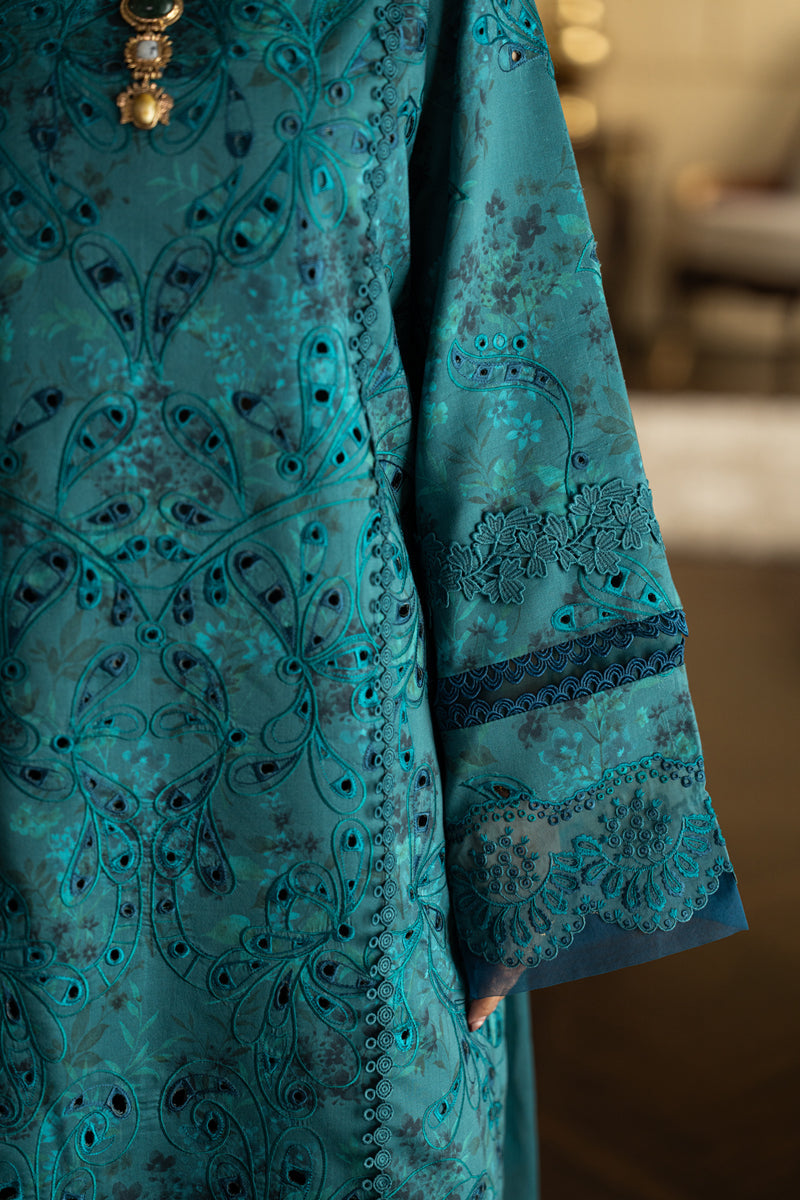 Rang Rasiya Carnation Embroidered Lawn Unstitched 3Pc Suit D-16 LIARO