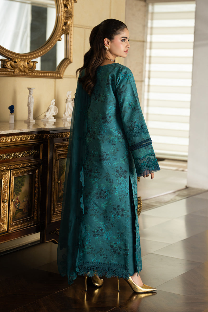 Rang Rasiya Carnation Embroidered Lawn Unstitched 3Pc Suit D-16 LIARO