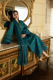 Rang Rasiya Carnation Embroidered Lawn Unstitched 3Pc Suit D-16 LIARO