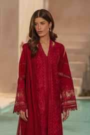 Rang Rasiya Premium Embroidered Lawn Unstitched 3Pc Suit - NEHAL