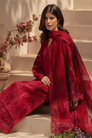 Rang Rasiya Premium Embroidered Lawn Unstitched 3Pc Suit - NEHAL
