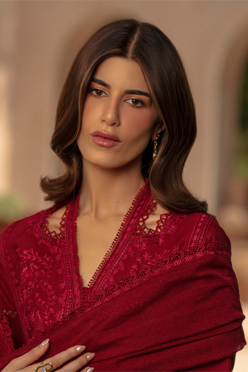 Rang Rasiya Premium Embroidered Lawn Unstitched 3Pc Suit - NEHAL