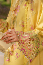 Rang Rasiya Premium Embroidered Lawn Unstitched 3Pc Suit - MYSHA