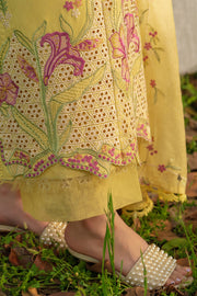 Rang Rasiya Premium Embroidered Lawn Unstitched 3Pc Suit - MYSHA
