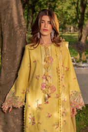 Rang Rasiya Premium Embroidered Lawn Unstitched 3Pc Suit - MYSHA