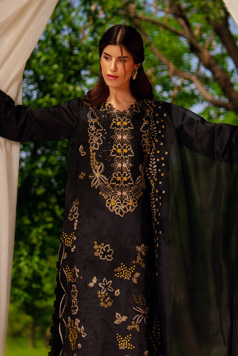 Rang Rasiya Premium Embroidered Lawn Unstitched 3Pc Suit - LAYL