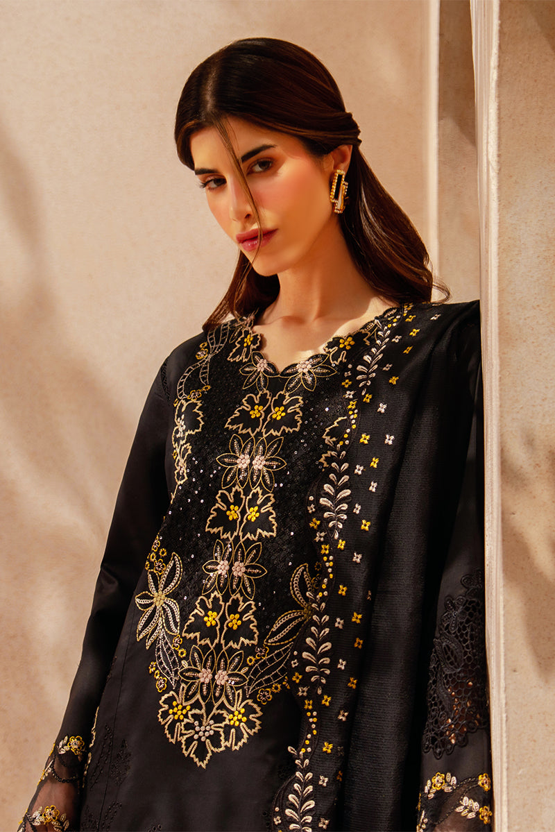 Rang Rasiya Premium Embroidered Lawn Unstitched 3Pc Suit - LAYL