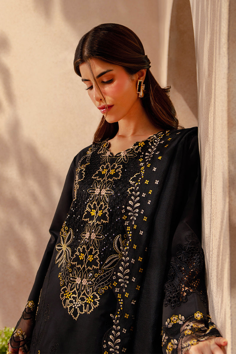 Rang Rasiya Premium Embroidered Lawn Unstitched 3Pc Suit - LAYL