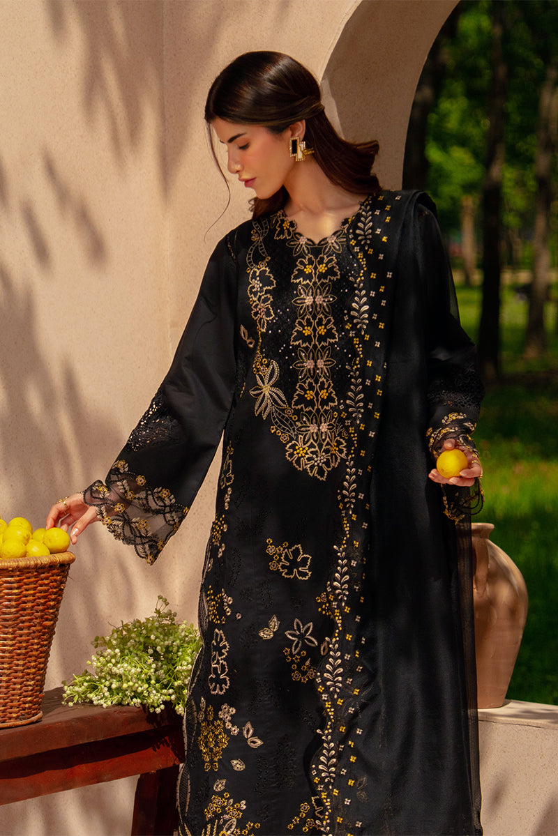 Rang Rasiya Premium Embroidered Lawn Unstitched 3Pc Suit - LAYL