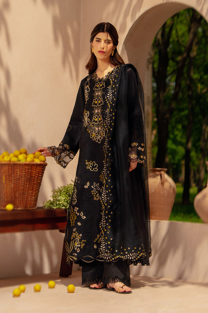 Rang Rasiya Premium Embroidered Lawn Unstitched 3Pc Suit - LAYL