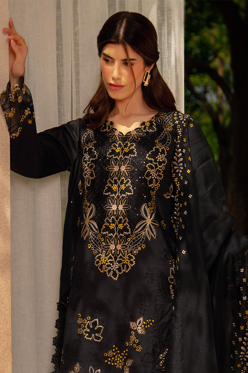 Rang Rasiya Premium Embroidered Lawn Unstitched 3Pc Suit - LAYL