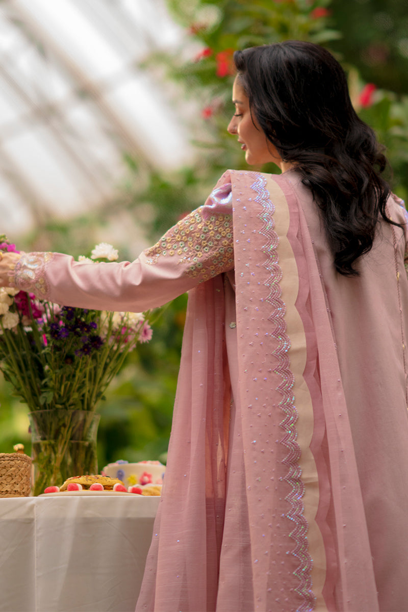 Rang Rasiya Premium Embroidered Lawn Unstitched 3Pc Suit - ALAYNA