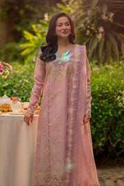 Rang Rasiya Premium Embroidered Lawn Unstitched 3Pc Suit - ALAYNA