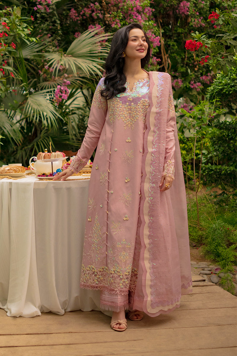 Rang Rasiya Premium Embroidered Lawn Unstitched 3Pc Suit - ALAYNA