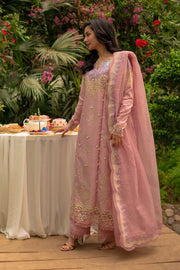Rang Rasiya Premium Embroidered Lawn Unstitched 3Pc Suit - ALAYNA