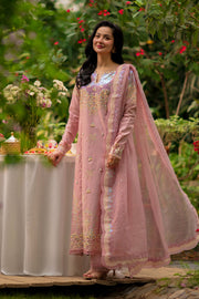 Rang Rasiya Premium Embroidered Lawn Unstitched 3Pc Suit - ALAYNA